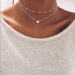 Double Heart Necklace